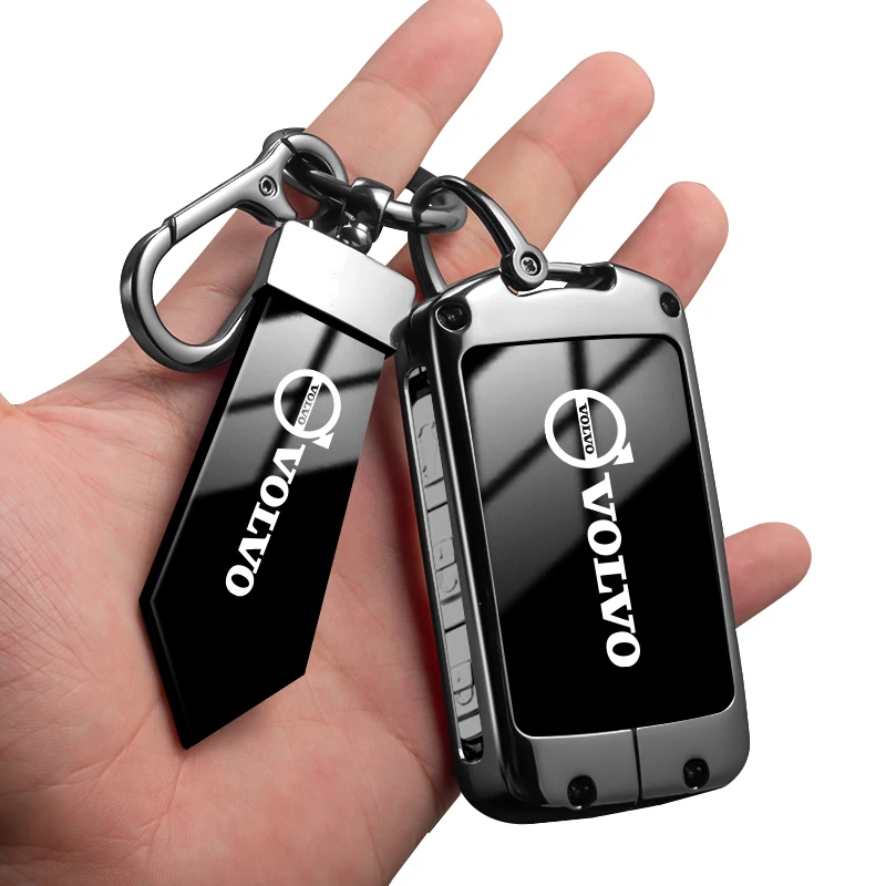 Gradient Car Key Case Cover Key Bag Shell For Volvo XC60 XC40 XC90 S90 V60 S60 V90 C40 Polestar 1 Polestar 2 Protector Accessory