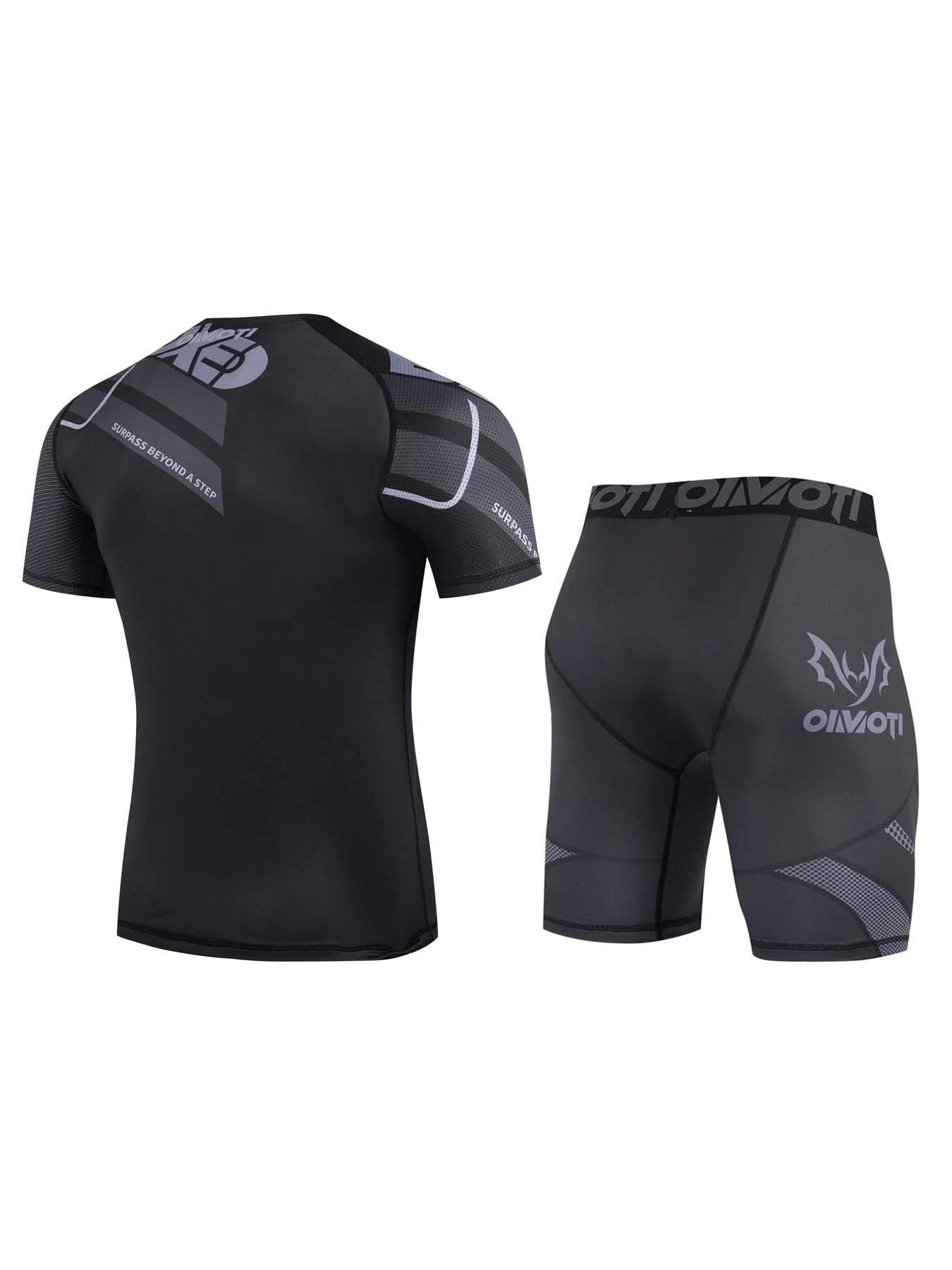 Heren fitnesssportpak met hoge - T Shirt Dry Fit recensie en prijs
