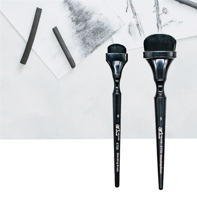 مجموعة فرش مزج الرسم بالفحم من ABNO لأدوات رسم الطلاء ومستلزمات حبر الفحم