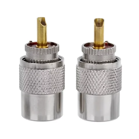 PL-259-kontakt 50 ohm PL 259 UHF-hane lödkontaktplugg med låg förlust för LMR-400 RG-8 koaxialkabel 12 best sales pl 259 - №11
