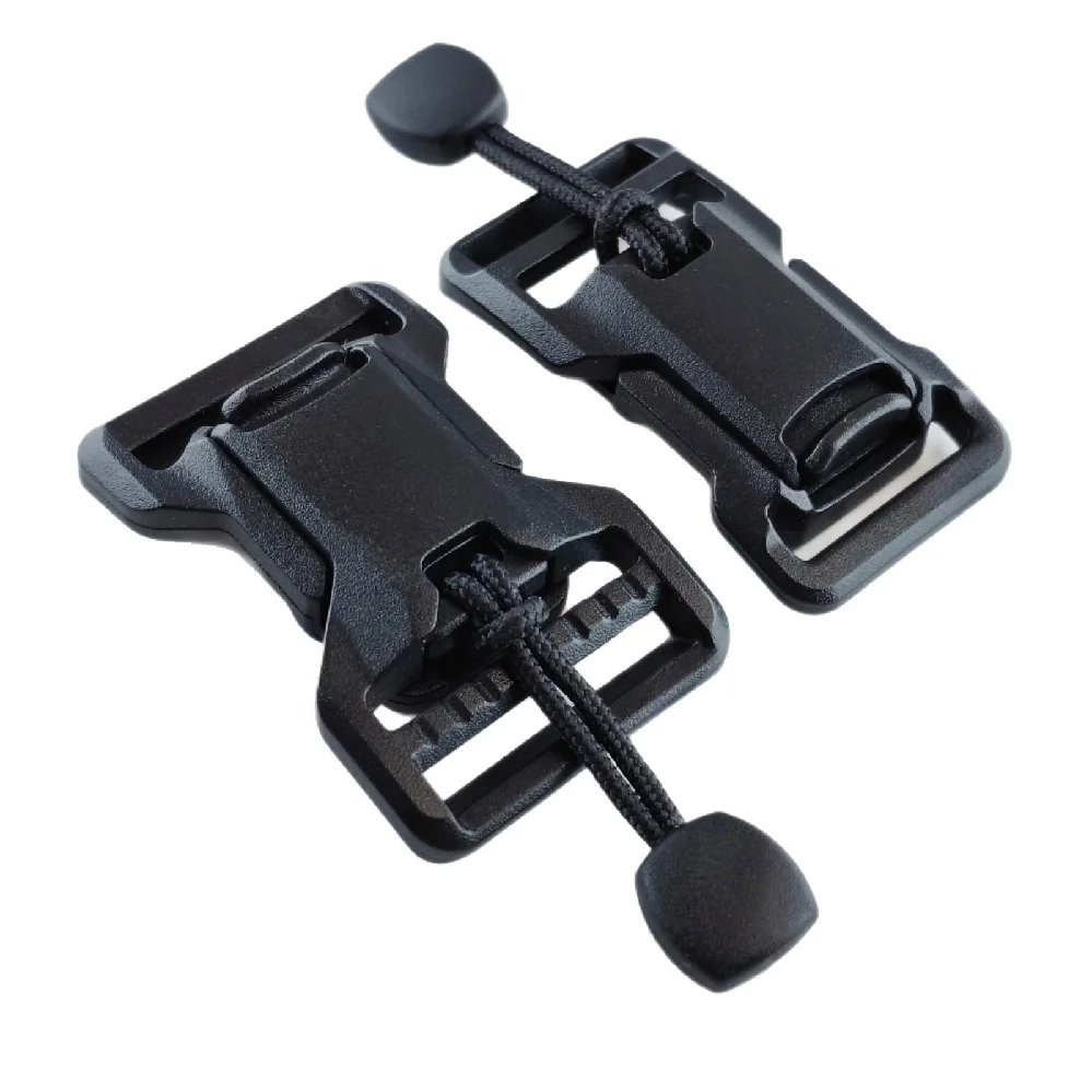 5/10pcs High Quality 20/25mm Quick Release Buckle Plastic Black Press Release Buckle Backpack Luggage Accessories Clip