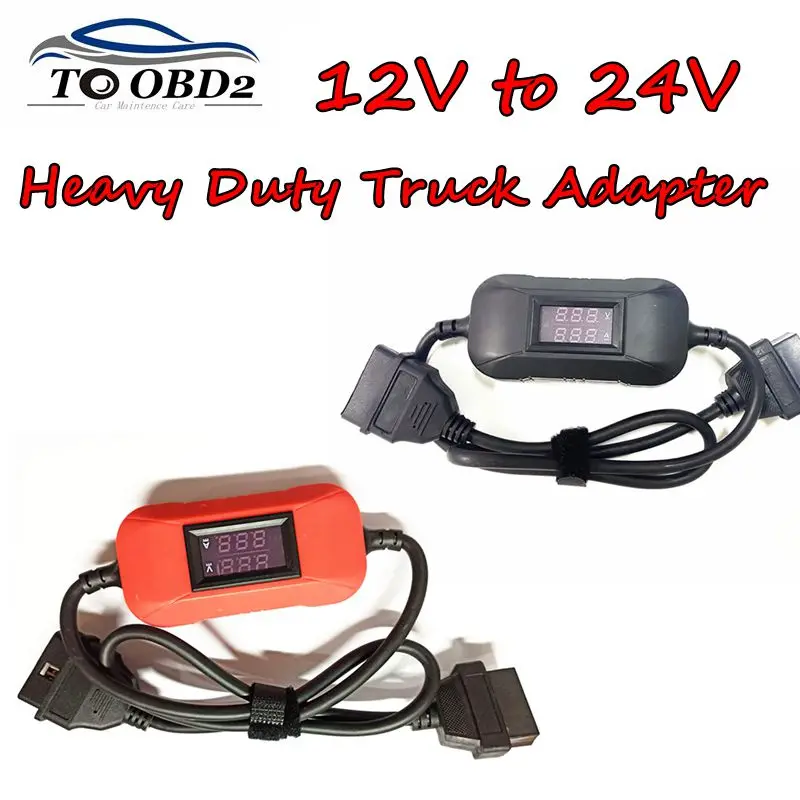 

OBD Adapter Launch 12V to 24V for Heavy Duty Truck Cable for Easydiag Thinkdiag Launch X431 Easydiag 3.0/2.0 GoloCarcare