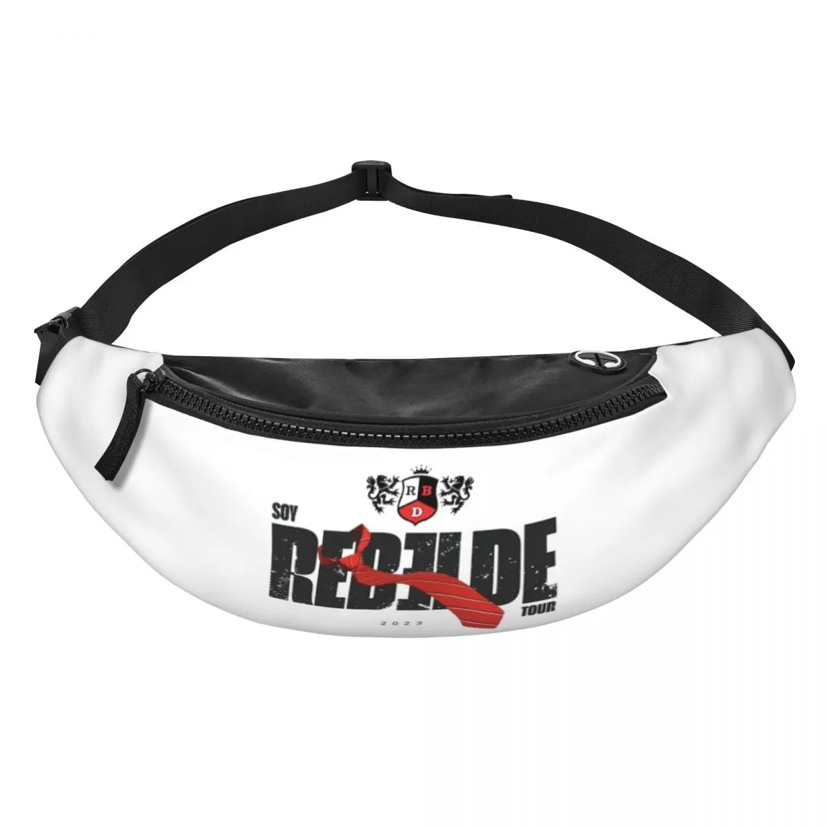 RBD Rebelde Mexican Fanny Pack Hombres Mujeres Crossbody Riñonera ajustable Viaje Correr Bolsa para teléfono