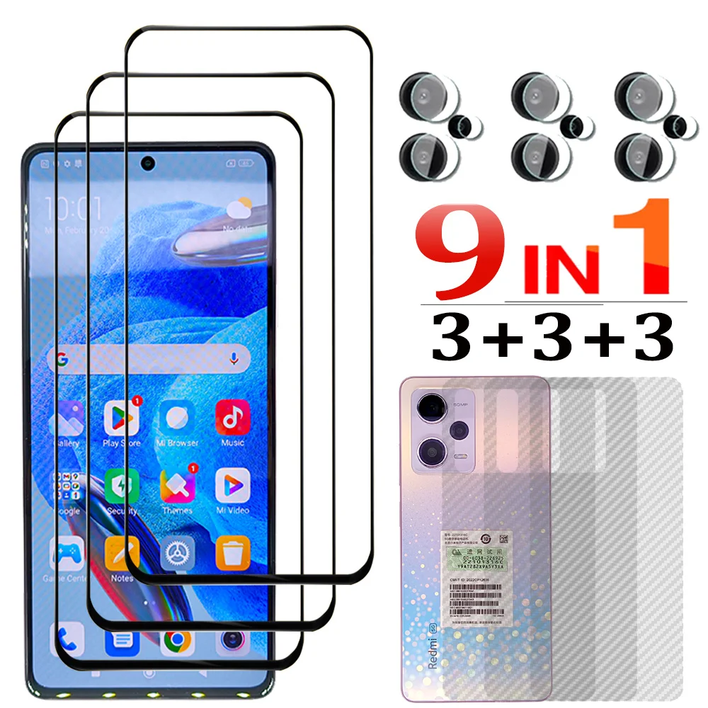 

Movie, Redmi-Note-12-Pro Pelicula de Vidro Temperado Redmi Nota 12 11 10 Pro Screen Protector Glass For Xiaomi Redmi Note 12 Pro 5G Tempered Glass & Camera Protetion & Back Film Redmi Note12 Pro Plus Phone Front Glass