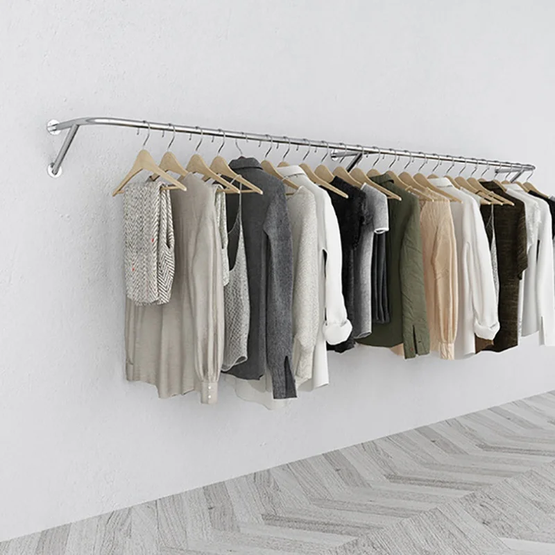 Clothing store display rack wall hanger wall hanger women's clothing store display hanger fashion children's clothing shelf