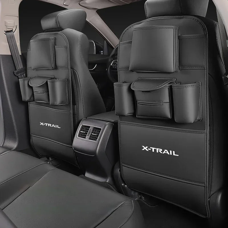

For Nissan X-trail Xtrail T30 T31 T32 Car Seat Anti Kick Pad Anti Dirt Leather Pad Car Seat Back Row Child Anti Kick Pad