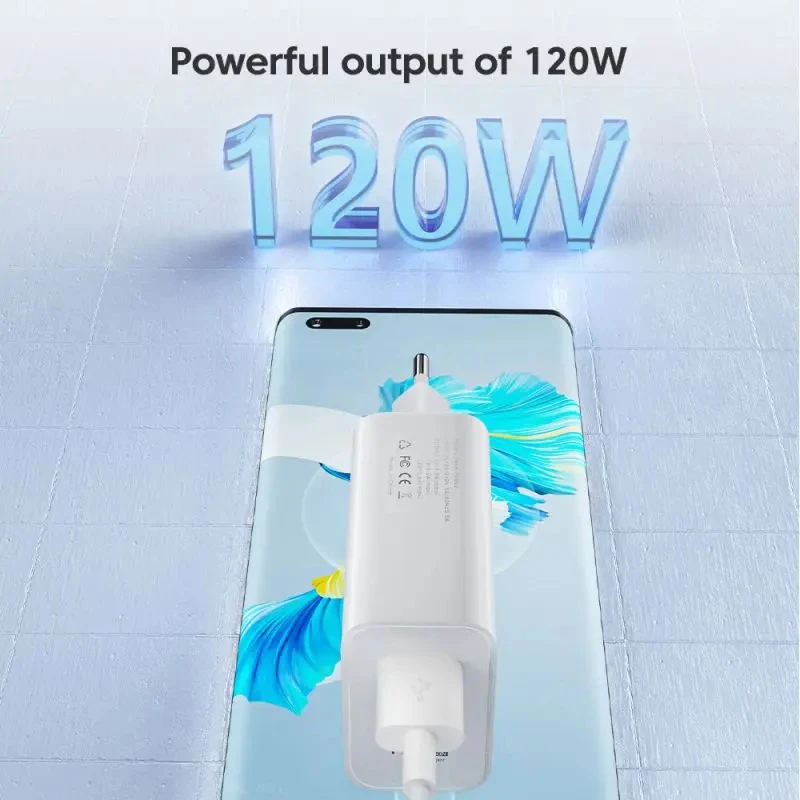 120W Super Fast Charger 6A Cable USB Type-C GaN USB Charger Quick Charge 5.0 Phone Charge Adapter EU/US/UK Android 2026