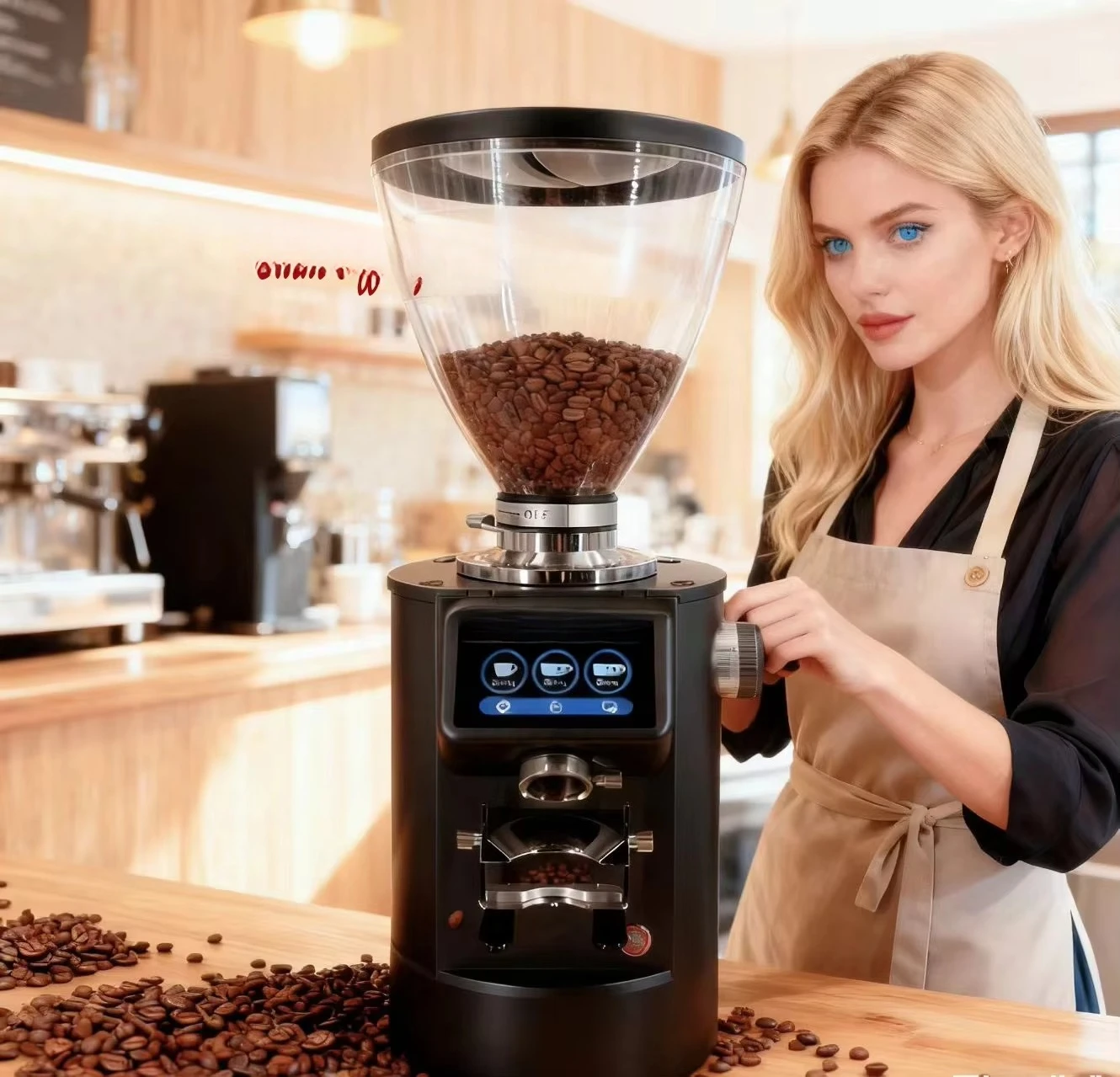 مطحنة القهوة ذات الوزن الأوتوماتيكية، مطحنة اسبريسو ذات الوزن التجاري