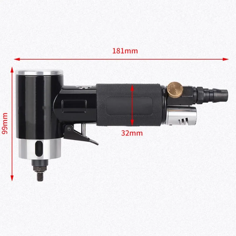 Disc Grinder with Button Disc - 2 Inch Rotary Thread Lock Air Sander