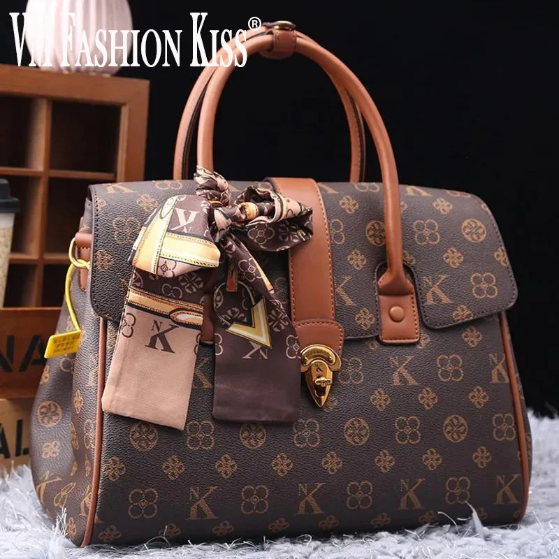 

VM FASHION KISS Light Luxury Brand Women's Bag Versatile High-end Handbag Large Capacity Trendy Single Shoulder Crossbody Bag