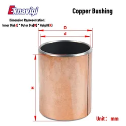 1/2/3/5PCS SF-1 Composite Copper Sleeve Dry Oil-free Bearing Sleeve Wear-resistant Bushing Inner Diameter 22 25 28