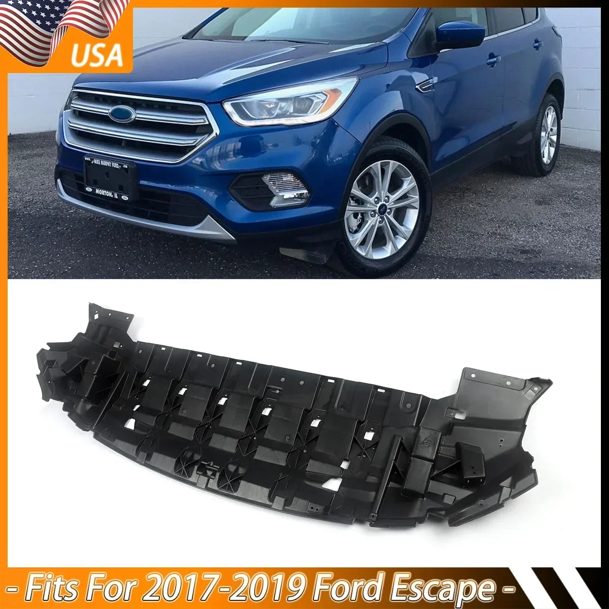 New Engine Splash Shield Front for Ford Escape 2017-2019 FO1228143 GJ5Z8310AA