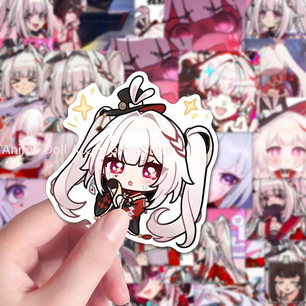 

48PCS Honkai: Star Rail Sparkle Anime Stickers Cartoon Graffiti Decals Helmet Skateboard Laptop Motorcycle Sticker Decor