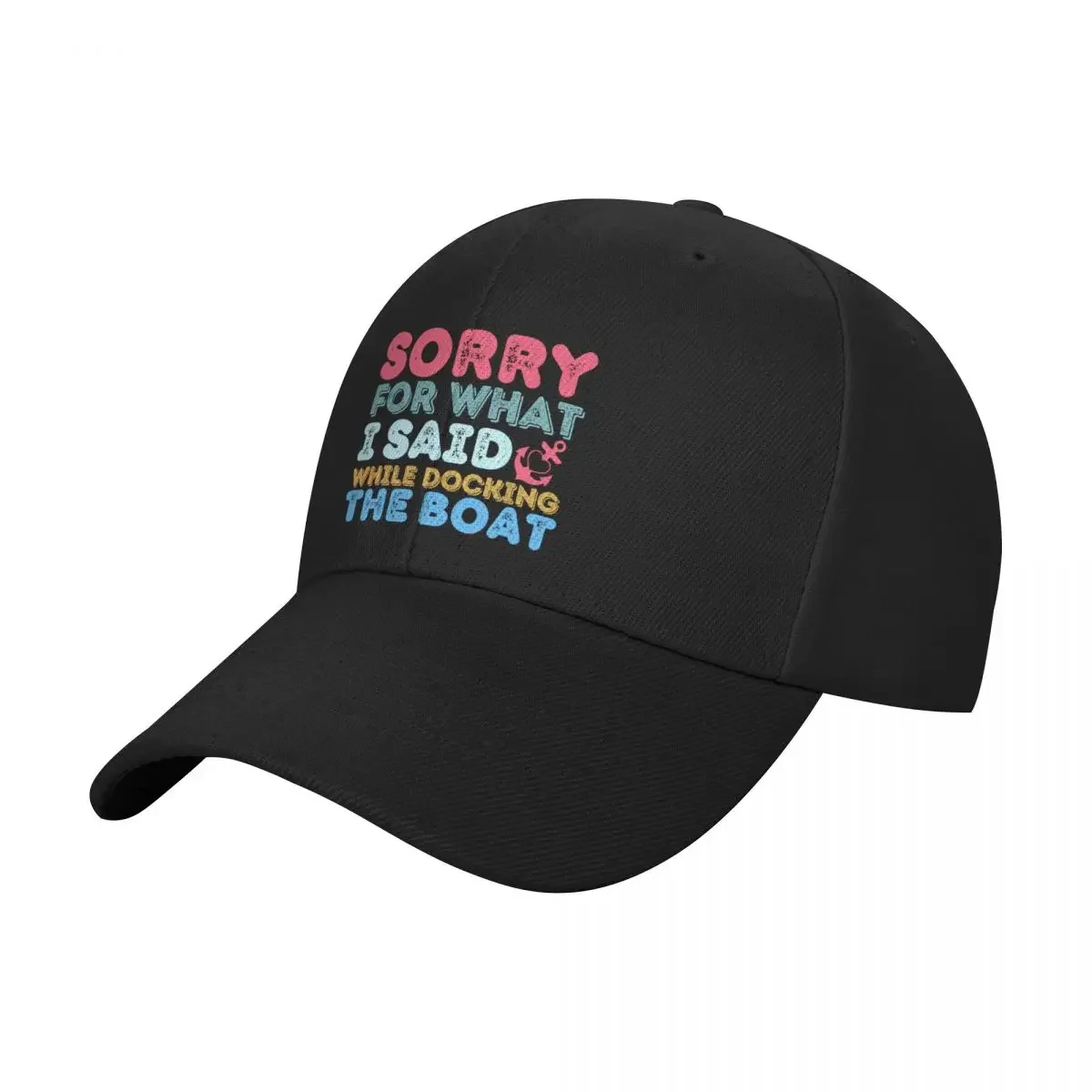 Sorry For What I Said While Docking The Boat | Funny Saying Baseball Cap Golf Hat Trucker Hat Mens Hats Women's