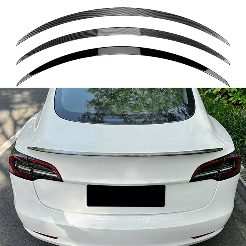 For Tesla Spoiler Model 3 Version P 2016-2023  Accessories Spoilers Wings for Tesla Model 3 Highland Wing Tail 2017-2023 ABS