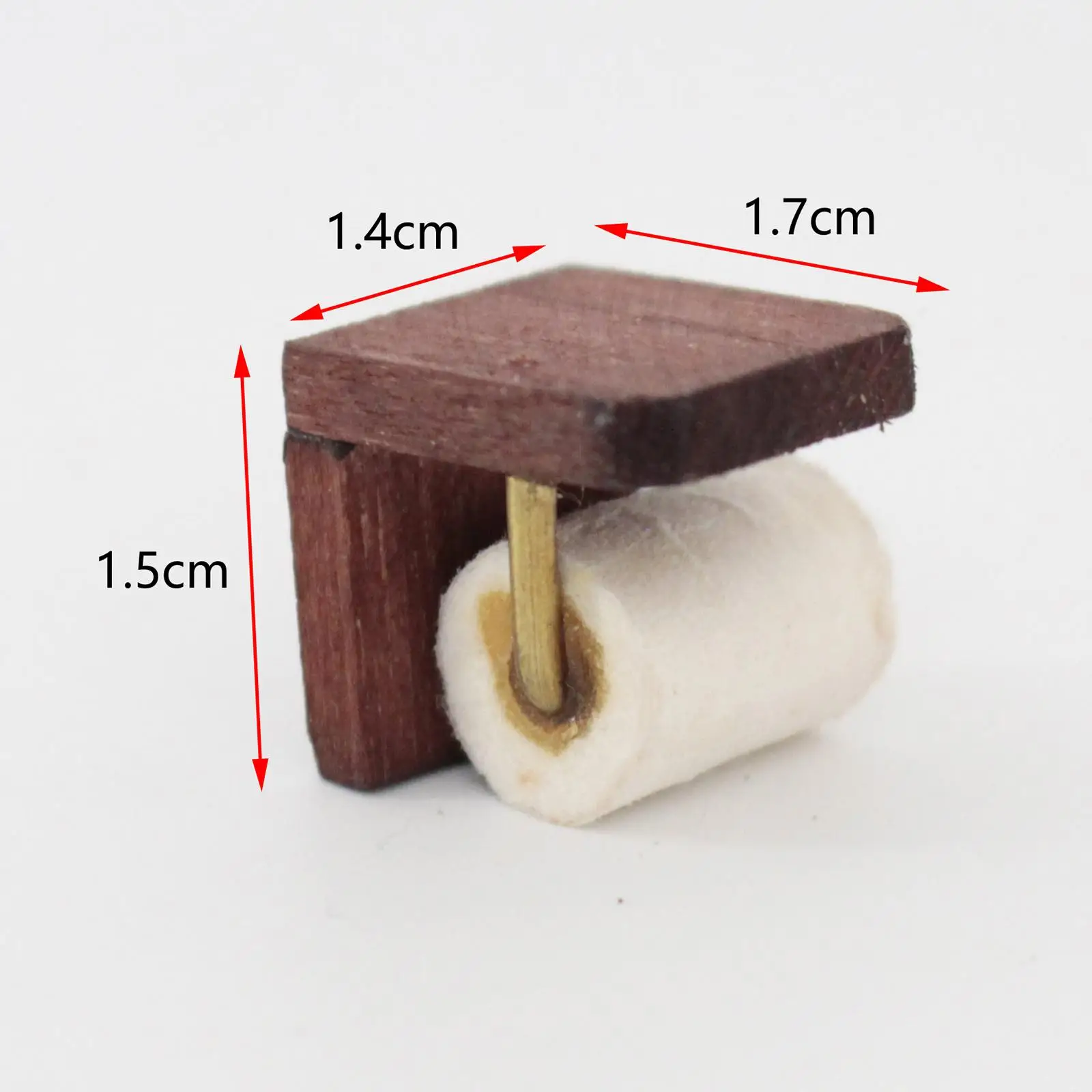 1:12 poppenhuis toiletpapier standaard miniatuur ambacht voor scène decor