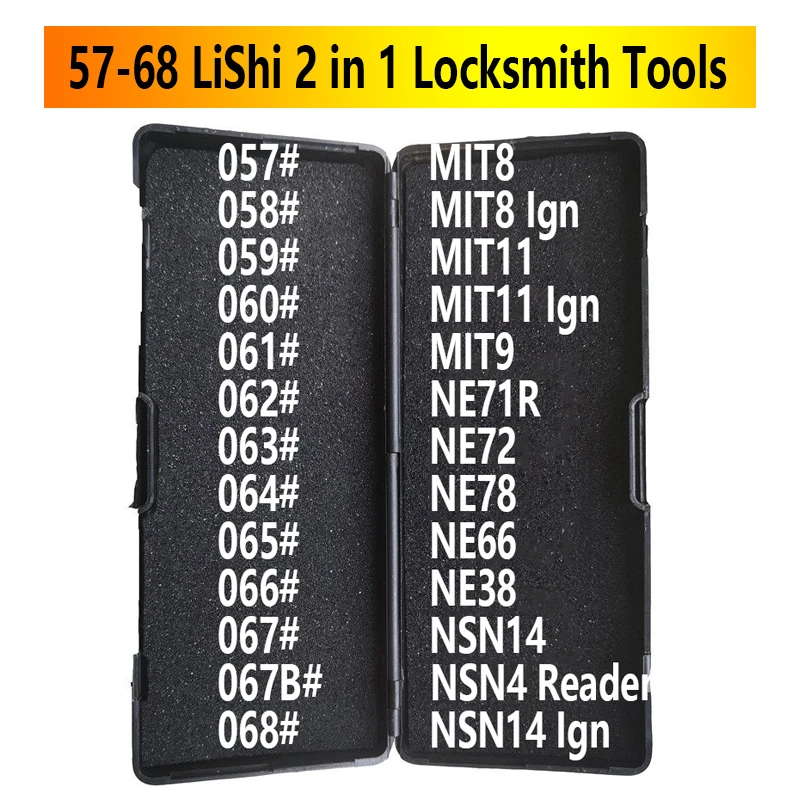 

57-68 LiShi 2 in 1 MIT8 MIT11 MIT9 MIT6 NE71R NE72 NE78 NE66 NE38 NSN14 Reader Locksmith Tools For All Types