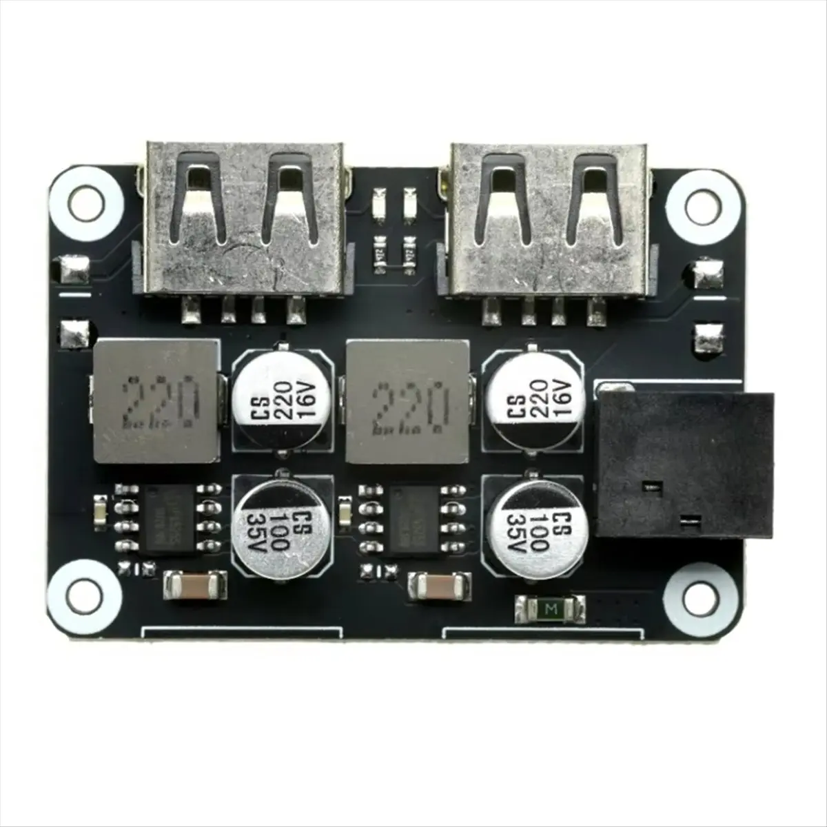 AAAE Dual USB Fast Quick Car Charger Charging Module Input 6V-30V Single Port 18W for QC2.0 QC3.0 Car Vehicle Board B