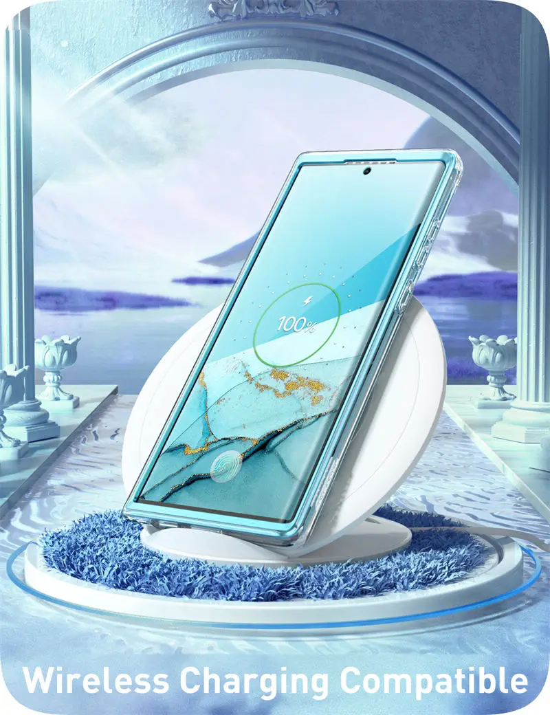 For Samsung Galaxy S23 Ultra Case 6.8“ (2023 Release) I-BLASON Cosmo Slim Stylish Protective Case with Built-in Screen Protector
