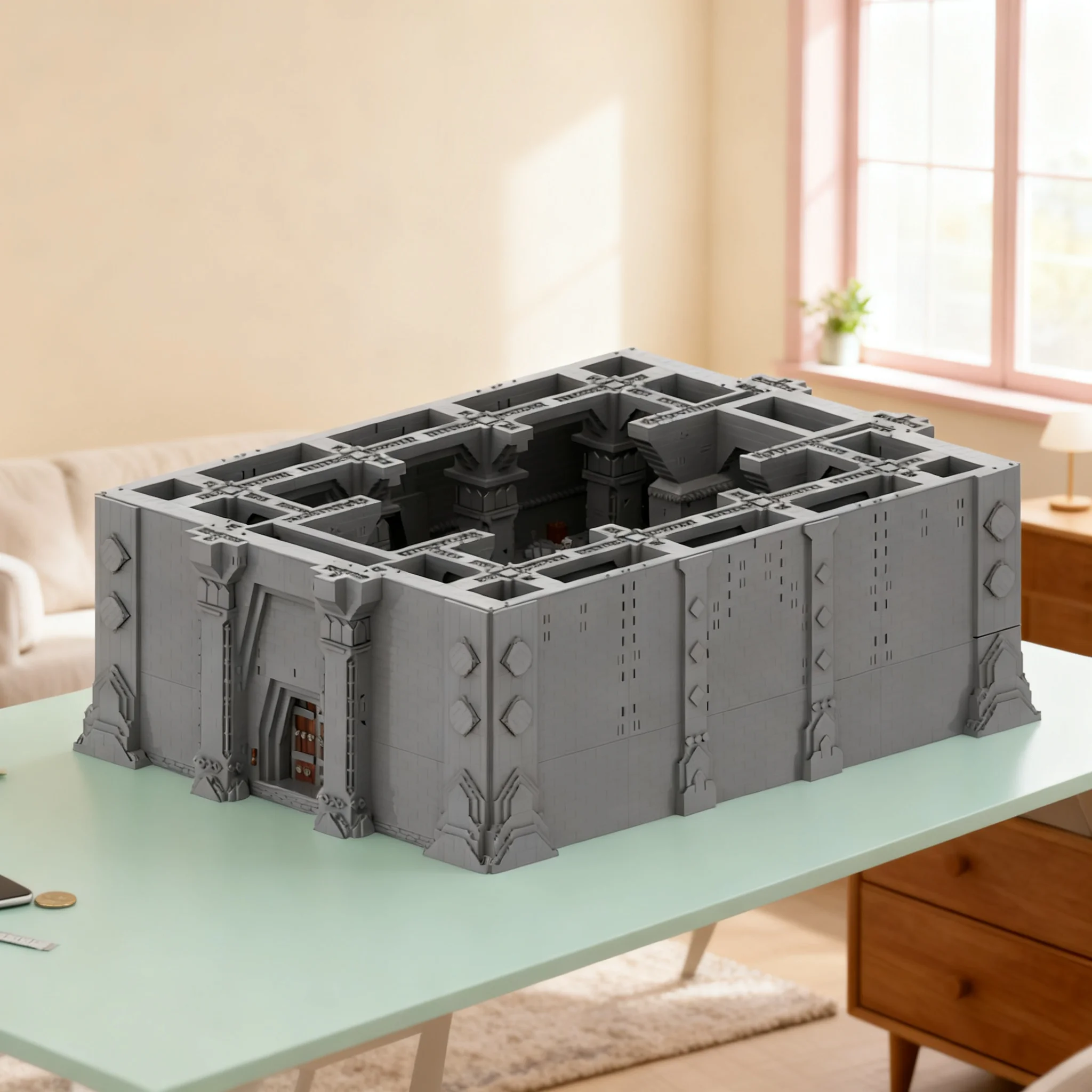 17063pcs MOC UCS Moria Balin S Tomb Complete Hobbit Lord Rings The Model Building Blocks Architecture Toy Christmas Gifts DIY