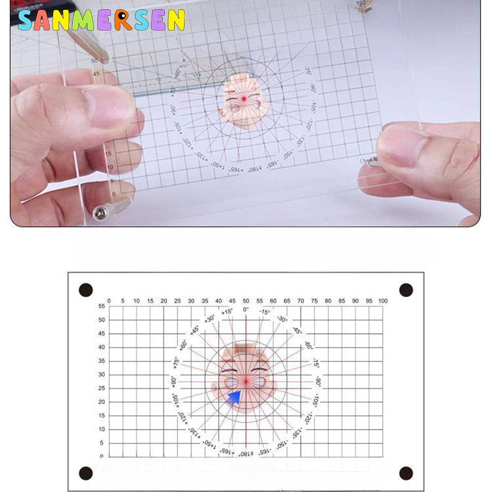 

Adjustable Water Decals Locator For Apply Decals To Scale Model Craft Tools Position Retainer DIY Accessories