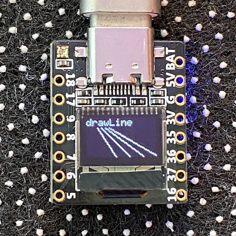 ESP32 S3 Development Board With 0.42 Inch OLED LCD RISC-V Wifi Bluetooth Supports For Arduino And Micropython