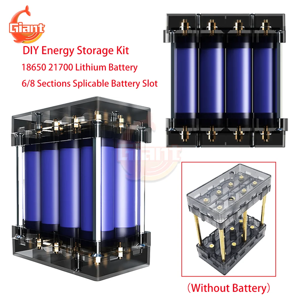 

21700 18650 Unlimit Stitching High Capacity High Current Pure Copper Post DIY Lithium Battery Holder Energy Storage Bracket