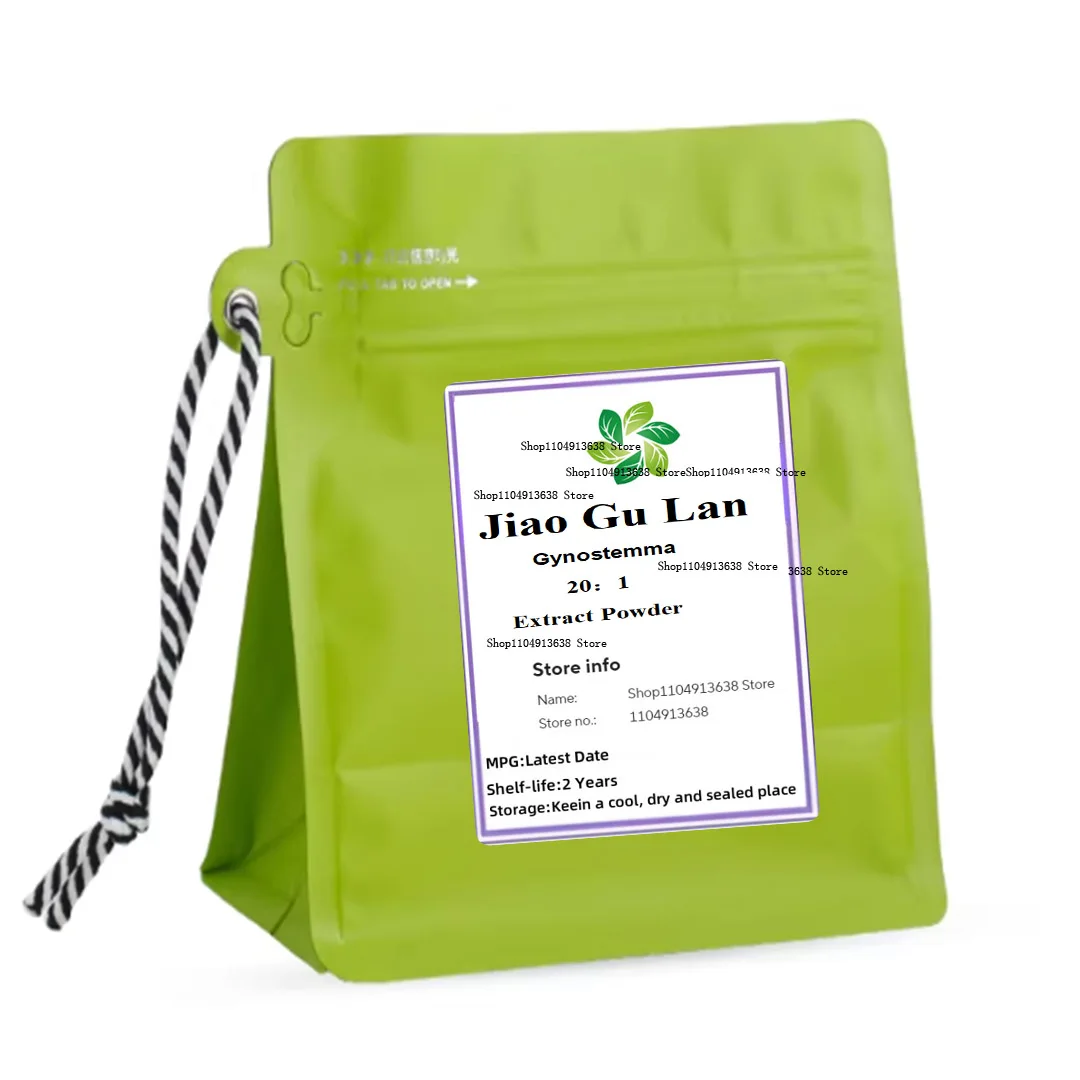 Nuevo Producto de Fábrica, Gynostemma Personalizado Profesional, Extracto de Jiaogulan, Polvo Natural para el Cuidado Corporal con Brillo, Envío Rápido