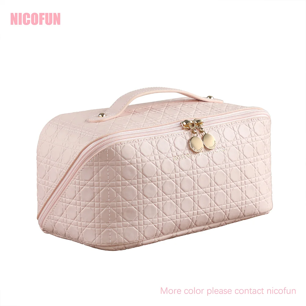 cosmetic bag storage bag pink travel