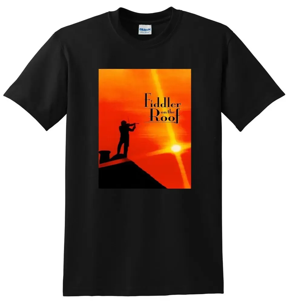 FIDDLER ON THE ROOF T SHIRT 1971 4k bluray dvd cover SMALL MEDIUM LARGE XLHigh Quality 100%Cotton Short Sleeve