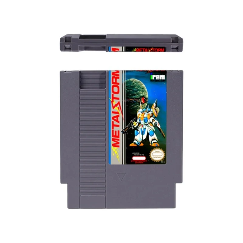 خرطوشة ألعاب فيديو عاصفة معدنية ، مناسبة لوحدة التحكم 8 بت NES ، 72 دبابيس