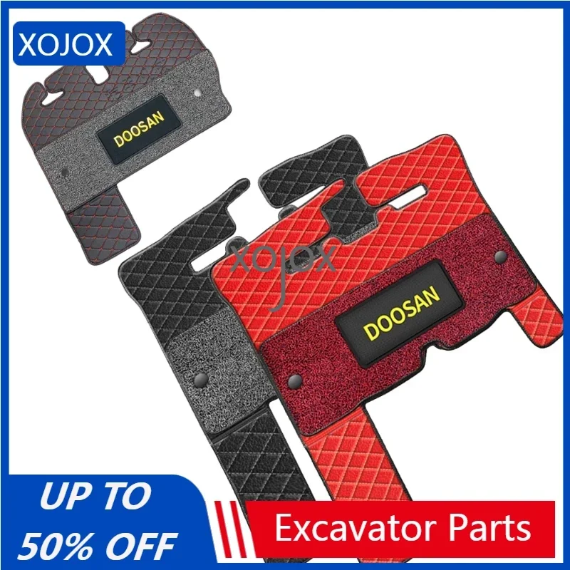 XOJOX Cab Anti-Dirt Anti-Skid Carpet Anti-Dirt Mat  For Excavator Doosan Daewoo Floor Mat Dx Dh55 60 130 150 220 215 225 260 300