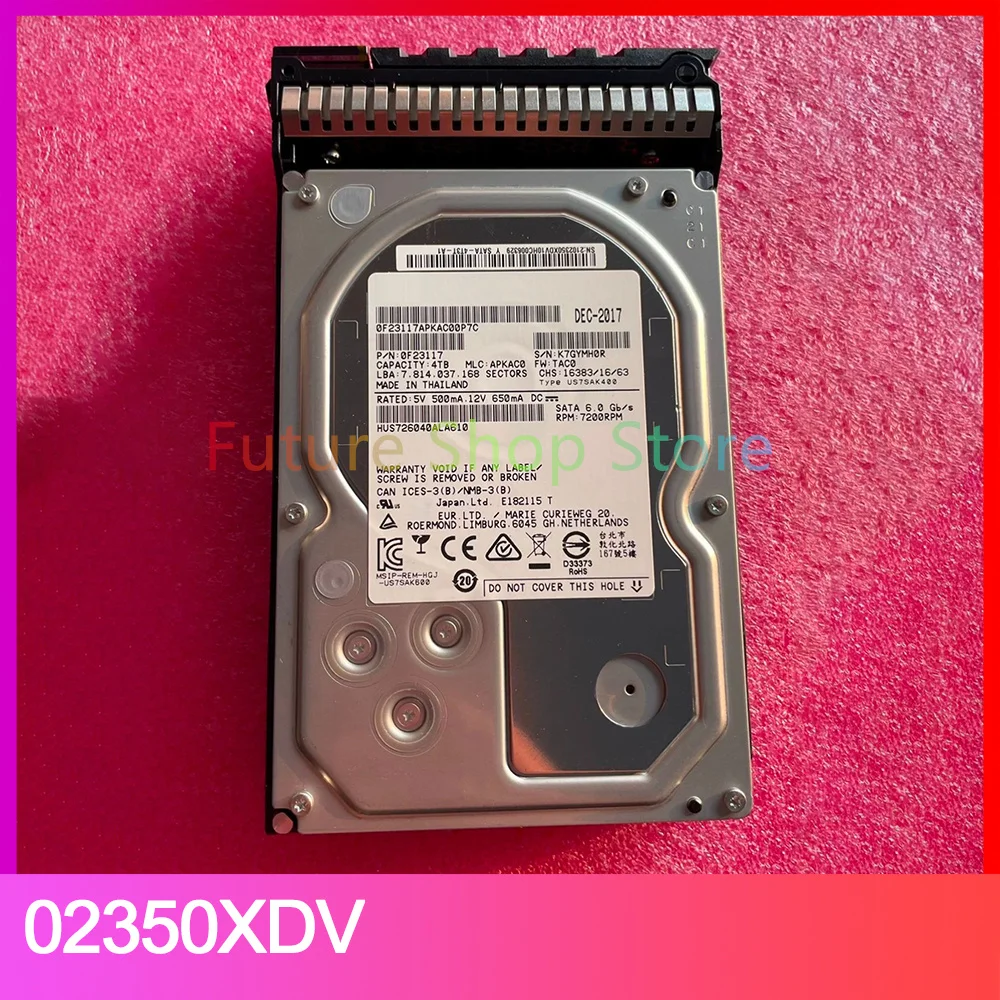 

Для серверного жесткого диска Huawei 4T 7,2K 3,5 SATA OceanStor 9000 02350XDV