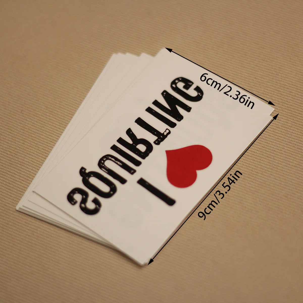 10pcs/ Lot I Love Squir. Waterproof Temporary Sticker, Adult Temporary Tattoo for Lover