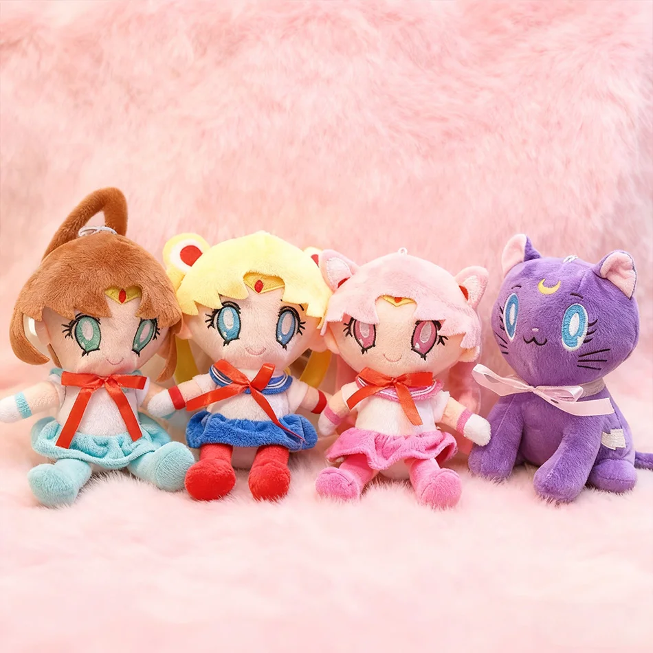 Kawaii Sailord القمر ألعاب من نسيج مخملي القمر القط القمر الأرنب لطيف فتاة القلب شغل أنيمي دمية هدية ديكور غرفة نوم المنزل هدية عيد ميلاد #1