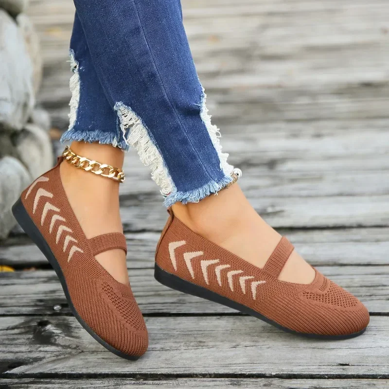 Baskets élastiques pour femmes, chaussures respirantes vintage, 2023