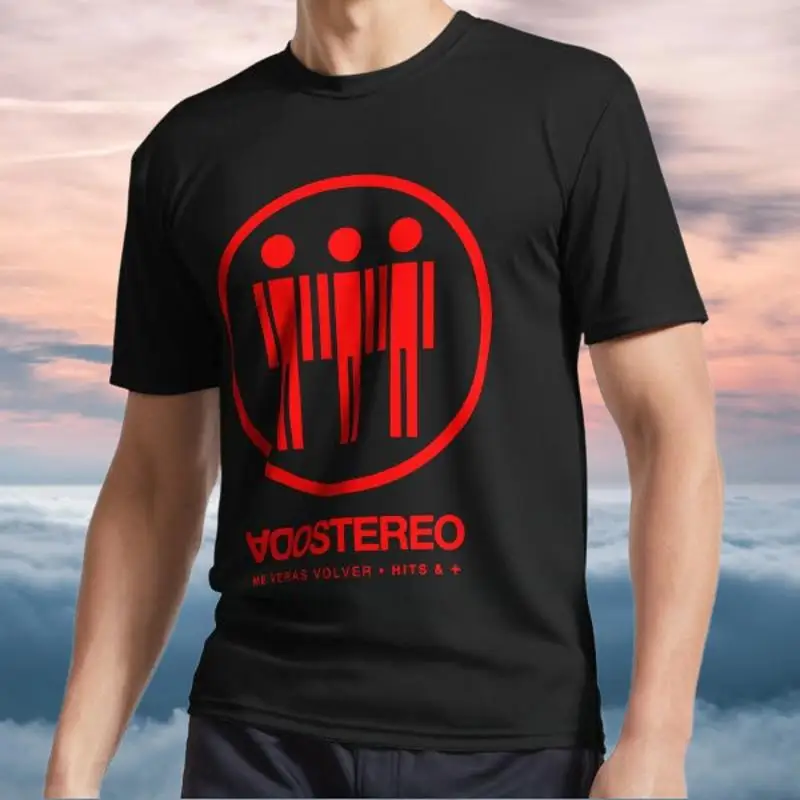 

Новая футболка Soda Stereo с винтажным логотипом, активная футболка, забавный размер от S до 5XL