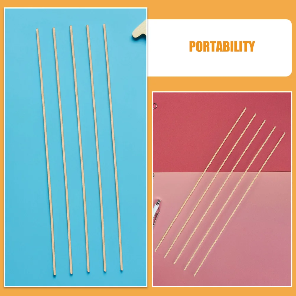 연 제작을위한 10Pcs 대나무 스틱 강력한 지지대 가벼운 DIY 키트 어린이 창의력 가족 재미 공예 키트 어린이를위한