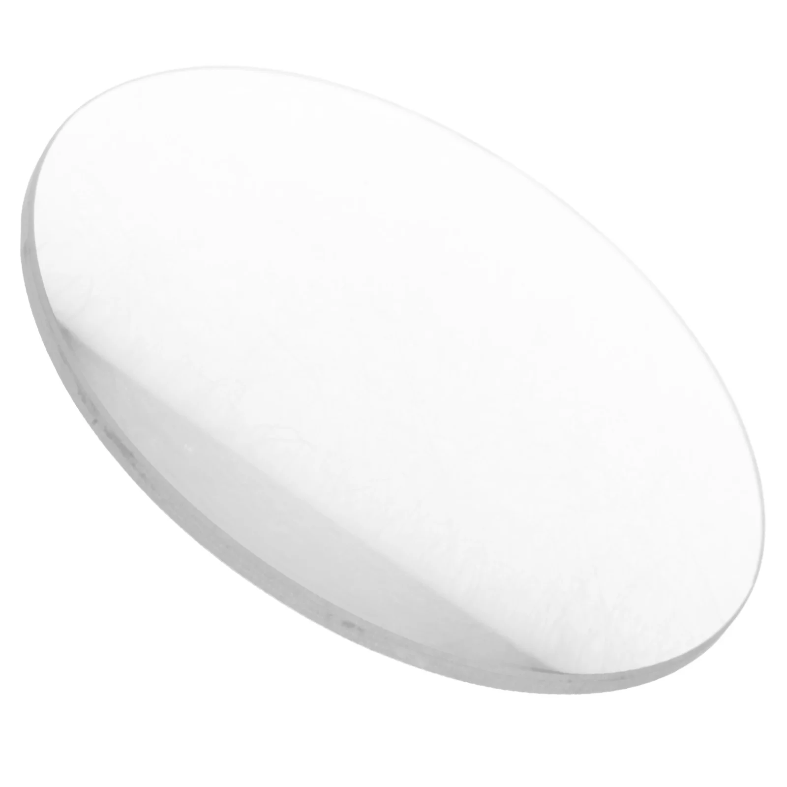 عدسة زجاجية 10 سم قطر 300 مم البعد البؤري عدسة بصرية محدبة مزدوجة عالية الأداء لتجربة الفيزياء مختبر واضح #6