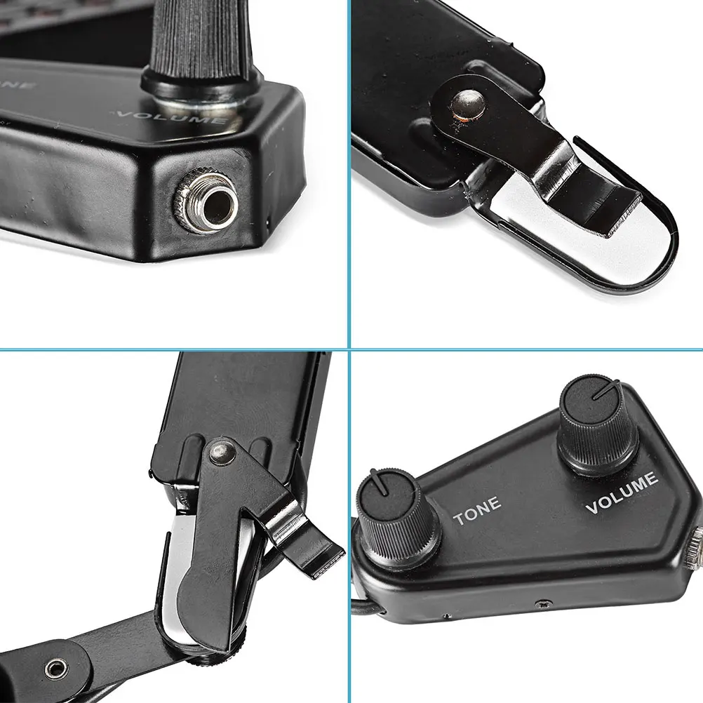 

High Power Wooden Pickup Guitar Sound Pick-Up Tone Volume Control Stable Connection For Amplifier Devices Guitar