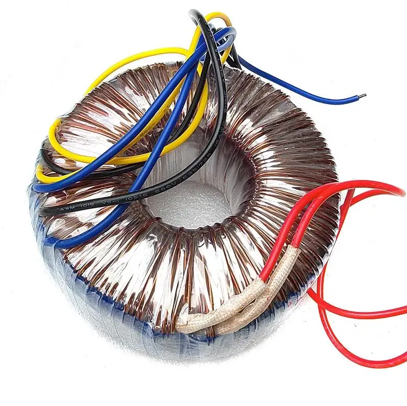 Imagem -03 - Transformador Toroidal de Cobre Puro para Amplificador 300w Entrada 220v Saída: 24v24v 15v15v