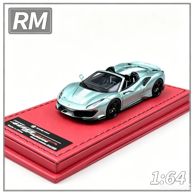 

RW 1:64 limited edition supercar, die-casting resin car model, male gift, adult collection static ornament, holiday gift.