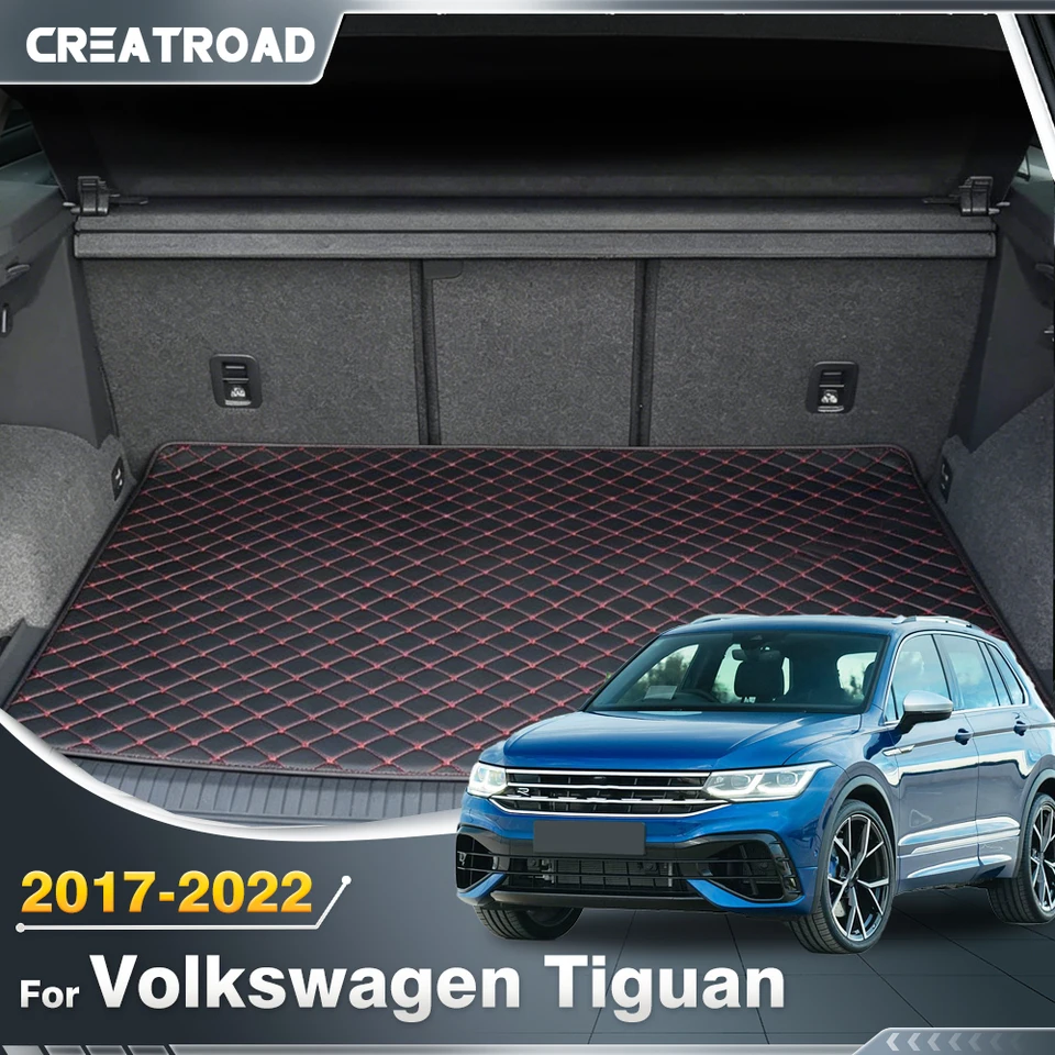 Alfombrilla Protectora Para Maletero De VW Tiguan 2017-2023 – Bandeja Impermeable Y Antideslizante, Fácil De Limpiar