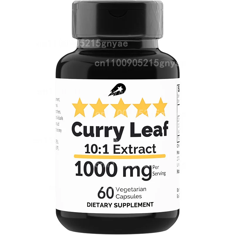 

Organic Vegetarian Capsules, Herbal Dietary Supplement | Murraya koenigii Dried Leaf (60 Count)