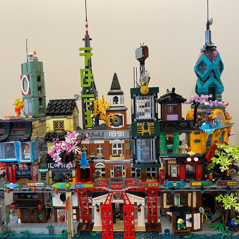 4036pcs MOC Ninjia City Television NGTV The Ninjago Movie Model Building Blocks Christmas Gifts Construction Toy Brick Kids - view 3