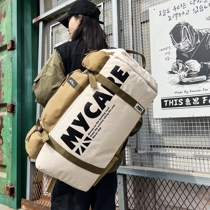 

New Korean Style Large Capacity Crossbody Shoulder Travel Bag for Vacation Business Trip with Wet Dry Separation backpack Рюкзак