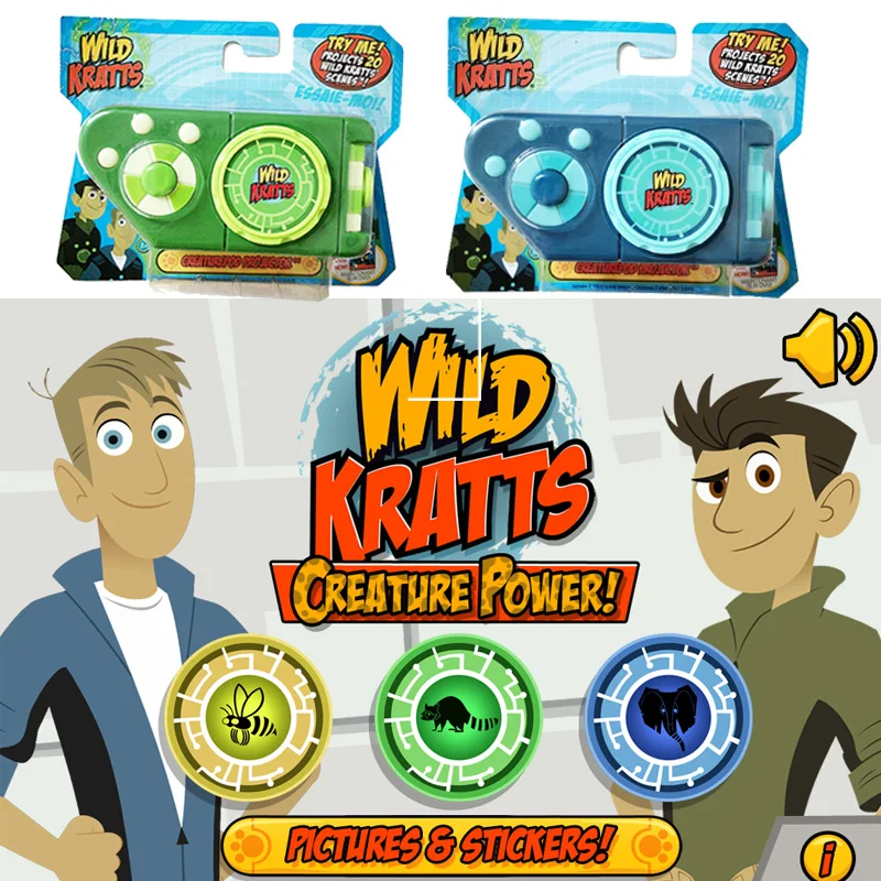 Kratts Selvagens Criatura Poder Brinquedos, Super Power Energy Card