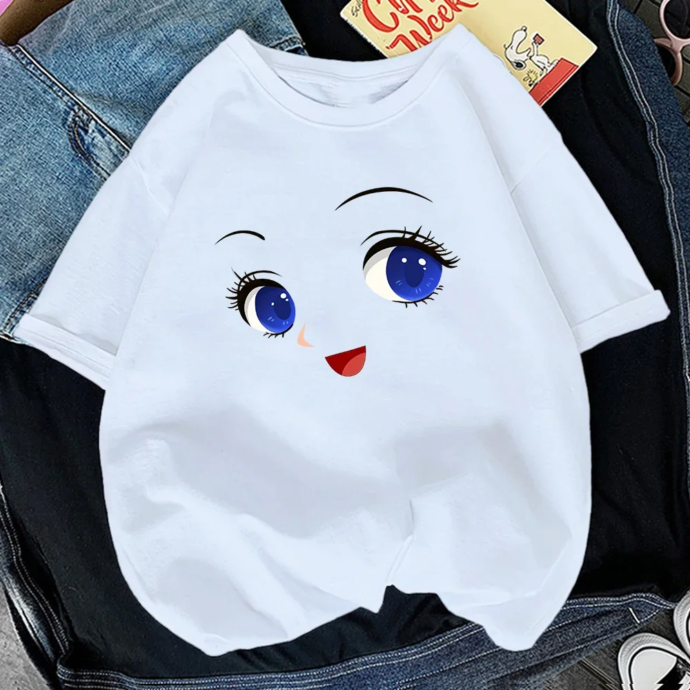 

Summer Women T-shirt 25 Types Eye Fashion Print Sexy Anime Cute Harajuku Girl Tops Y2k Tights Short Ladies Slim T Shirt Clothing