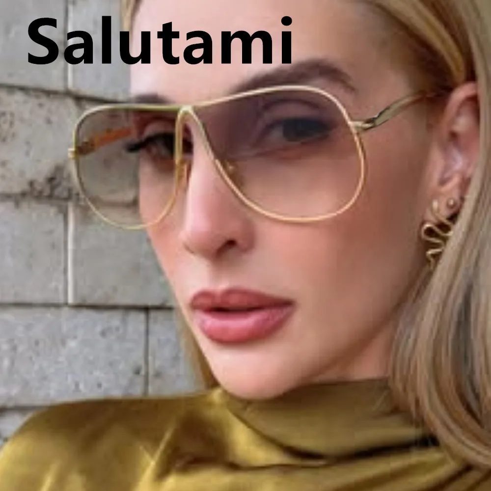 Vintage Übergroße Farbverlauf-Sonnenbrille aus Legierung für Damen Neue Modische Rosa Elegante Sonnenbrillen Retro Sexy Shades Outdoor UV400 – Detail 4