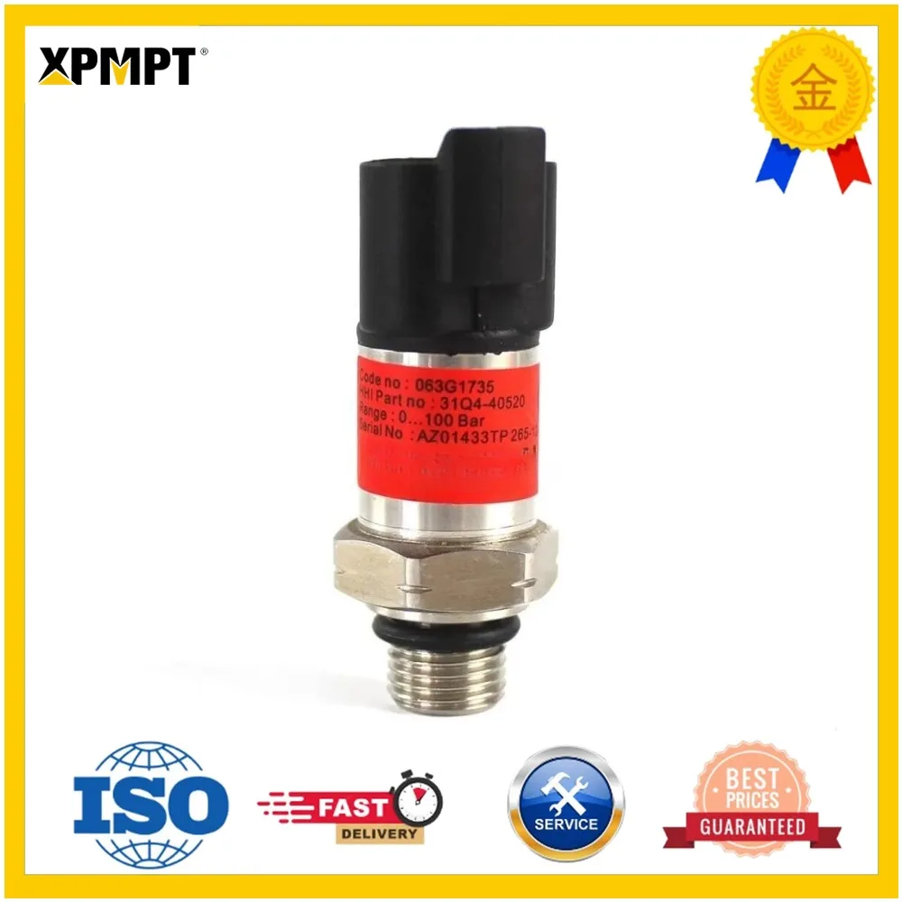 31Q4-40830 Pressure Sensor Switch 50bar Fits for R210-7 R210LC-9 R210W-9 R220LC-9 R235LCR-9 Excavator